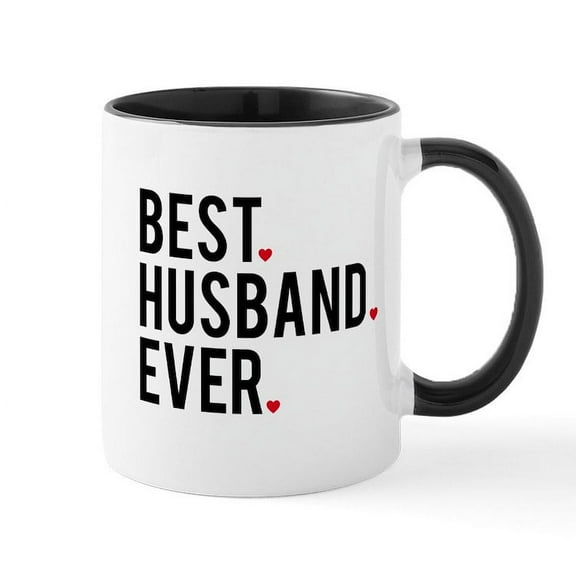 CafePress - Best Husband Ever Mugs - 11 oz Ceramic Mug - Novelty Coffee Tea Cup
