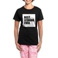 thumbnail image 1 of CafePress - Best Lesbian Ever Pajamas - Women's Short Sleeve Print T-Shirt and Pants Dark Cotton Pajama Set, 1 of 7