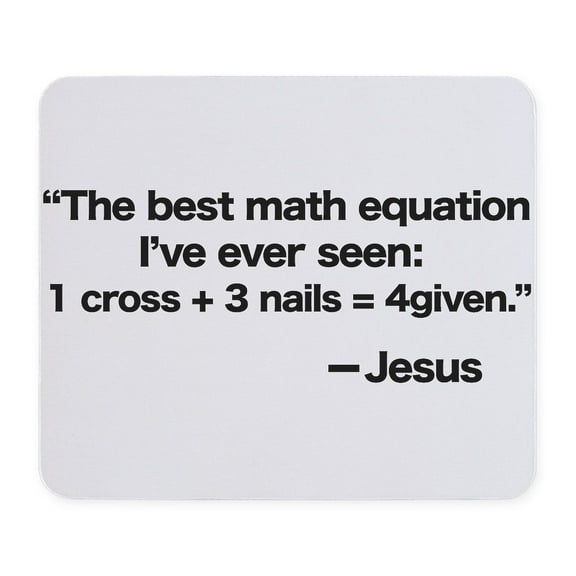 CafePress - Best Math Equation Mousepad - Non-slip Rubber Mousepad, Gaming Mouse Pad