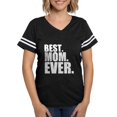 thumbnail image 1 of CafePress - Best Mom Ever (DARK) T Shirt - Womens Football Shirt, 1 of 4