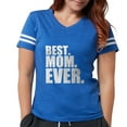 thumbnail image 1 of CafePress - Best Mom Ever (DARK) T Shirt - Womens Football Shirt, 1 of 4