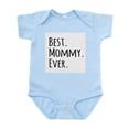 thumbnail image 1 of CafePress - Best Mommy Ever Body Suit - Baby Light Bodysuit, Size Newborn - 24 Months, 1 of 4