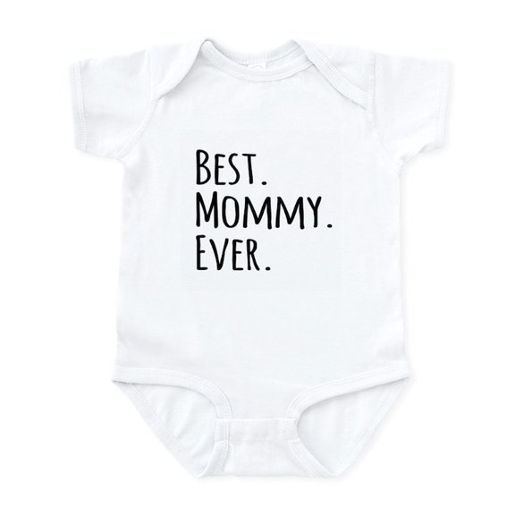 CafePress - Best Mommy Ever Body Suit - Baby Light Bodysuit, Size Newborn - 24 Months