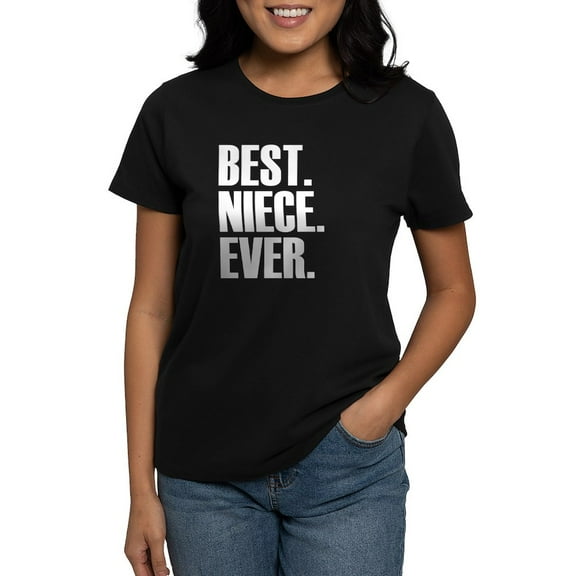 CafePress - Best Niece Ever T Shirt - Women's Traditional Fit Dark T-Shirt