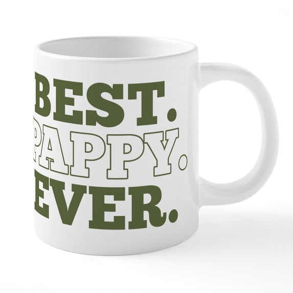 CafePress - Best Pappy Ever - 20 Oz White Ceramic Mega Mug