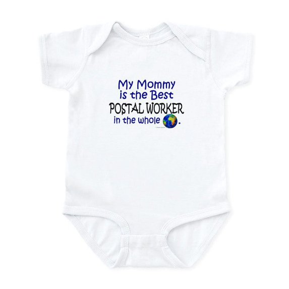 CafePress - Best Postal Worker In The World (Mommy) Infant Bod - Baby Light Bodysuit, Size Newborn - 24 Months