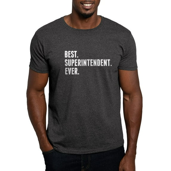 CafePress - Best Superintendent Ever T Shirt - Men's Classic Graphic Cotton T-Shirt
