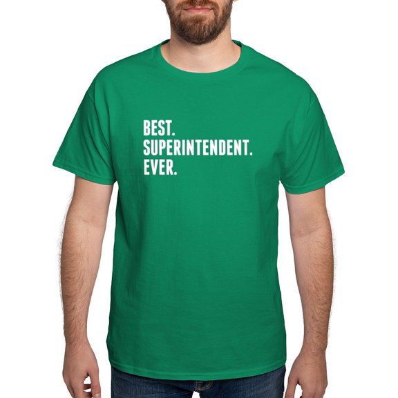 CafePress - Best Superintendent Ever T Shirt - Men's Classic Graphic Cotton T-Shirt