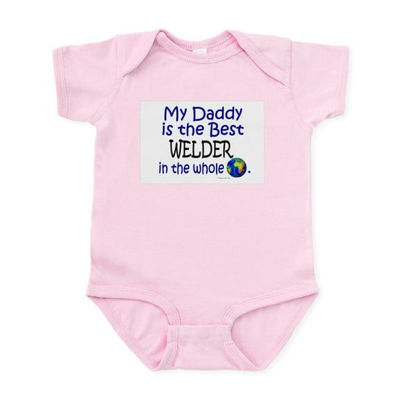 CafePress - Best Welder In The World (Daddy) Infant Bodysuit - Baby Light Bodysuit, Size Newborn - 24 Months