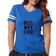 thumbnail image 1 of CafePress - Best Wife Ever T Shirt - Womens Football Shirt, 1 of 4