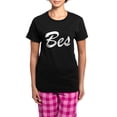 thumbnail image 1 of CafePress - Besties Pt 1 Pajamas - Women's Short Sleeve Print T-Shirt and Pants Dark Cotton Pajama Set, 1 of 7