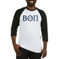 thumbnail image 1 of CafePress - Beta Theta Pi Letters Baseball Jersey - Cotton Baseball Jersey, 3/4 Raglan Sleeve Shirt, 1 of 4