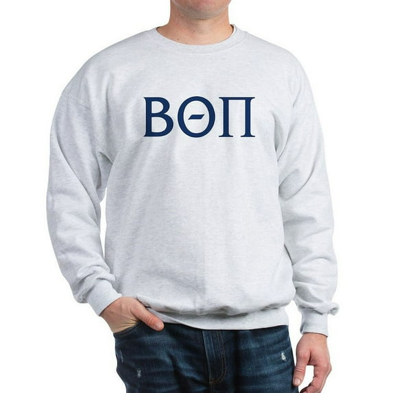 CafePress - Beta Theta Pi Letters Sweatshirt - Crew Neck Sweatshirt