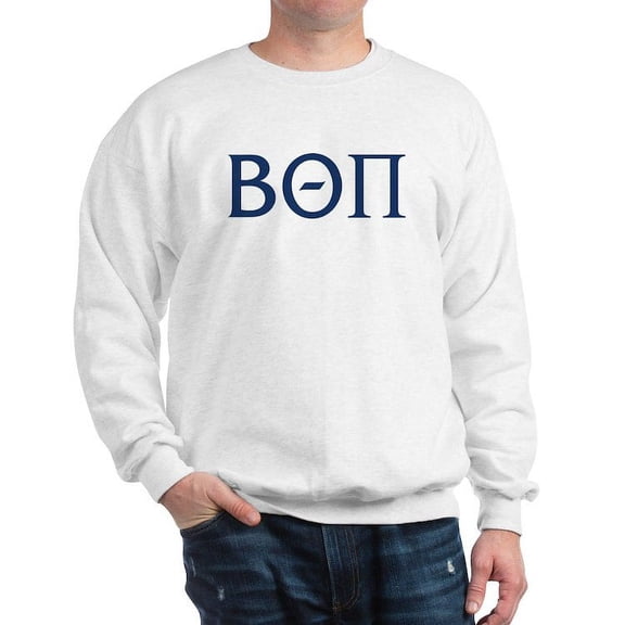 CafePress - Beta Theta Pi Letters Sweatshirt - Crew Neck Sweatshirt