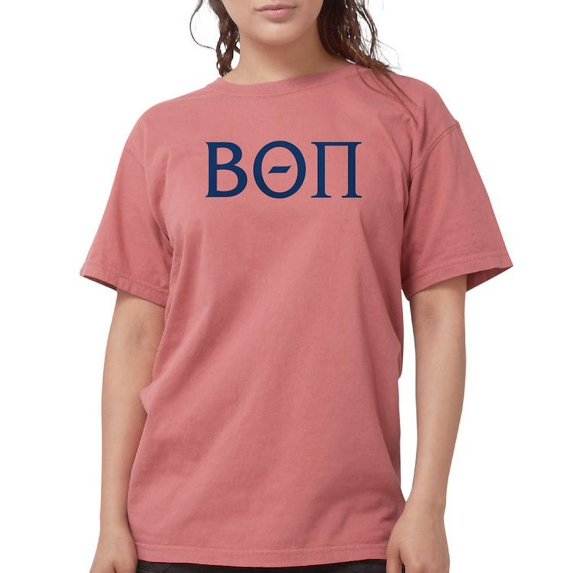 CafePress - Beta Theta Pi Letters T Shirt - Womens Comfort Colors® Shirt