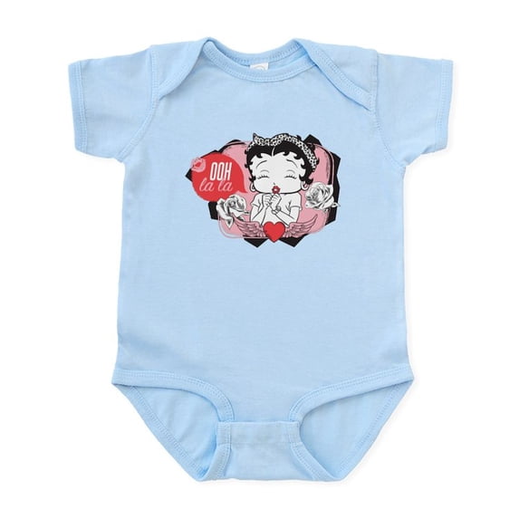CafePress - Betty Boop Ooh La La - Baby Light Bodysuit, Size Newborn - 24 Months
