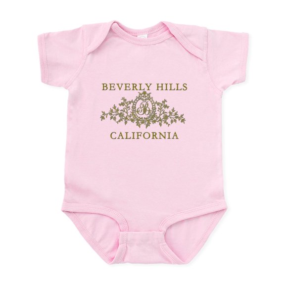 CafePress - Beverly Hills CA Infant Bodysuit - Baby Light Bodysuit, Size Newborn - 24 Months