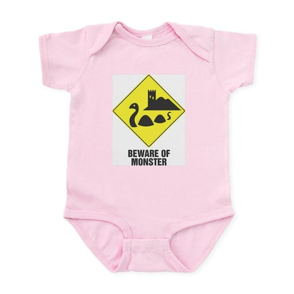 CafePress - Beware Of The Loch Ness Monster Infant Bodysuit - Baby Light Bodysuit, Size Newborn - 24 Months