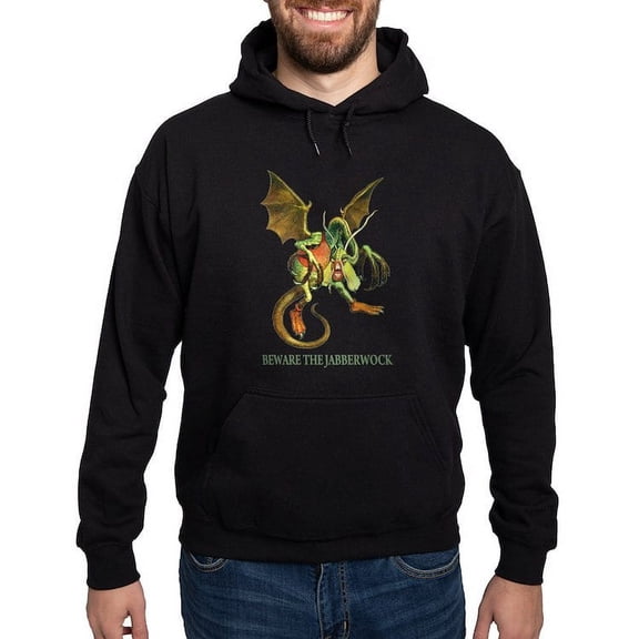 CafePress - Beware The Jabberwock Hoodie (Dark) - Pullover Hoodie, Classic, Comfortable Hooded Sweatshirt