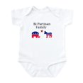 thumbnail image 1 of CafePress - Bi Partisan Infant Bodysuit - Baby Light Bodysuit, Size Newborn - 24 Months, 1 of 4