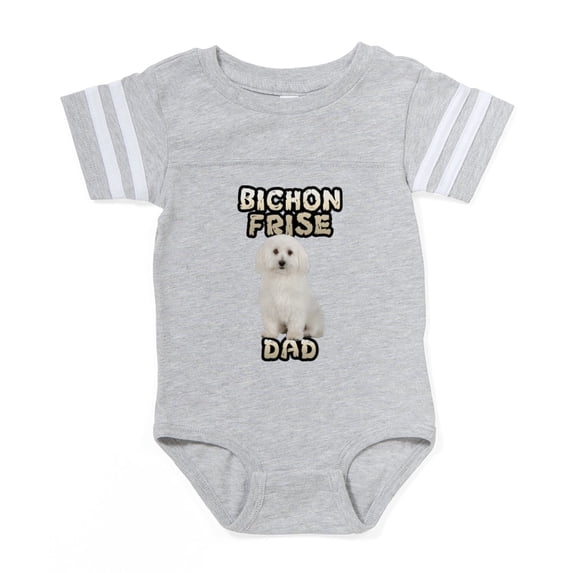 CafePress - Bichon Frise Dad - Cute Infant Baby Football Bodysuit