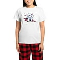 thumbnail image 1 of CafePress - Bichon Frise Mischief Women's Light Pajamas - Women's Short Sleeve Print T-Shirt and Pants Light Cotton Pajama Set, 1 of 7