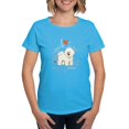 thumbnail image 1 of CafePress - Bichon Frise Women's Dark T Shirt - Women's Traditional Fit Dark T-Shirt, 1 of 4