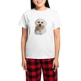 thumbnail image 1 of CafePress - Bichon Frise Women's Light Pajamas - Women's Short Sleeve Print T-Shirt and Pants Light Cotton Pajama Set, 1 of 7