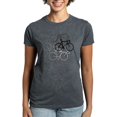 thumbnail image 1 of CafePress - Bicycle Circle Women's Dark T Shirt - Women's Traditional Fit Dark T-Shirt, 1 of 4