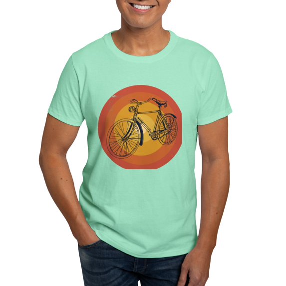 CafePress - Bicycle Dark T Shirt - Men's Classic Graphic Cotton T-Shirt