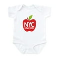 thumbnail image 1 of CafePress - Big Apple Green NYC Infant Bodysuit - Baby Light Bodysuit, Size Newborn - 24 Months, 1 of 4