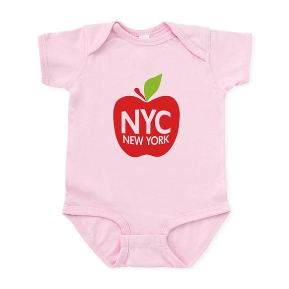 CafePress - Big Apple Green NYC Infant Bodysuit - Baby Light Bodysuit, Size Newborn - 24 Months