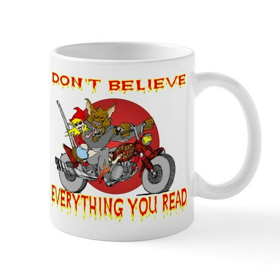 CafePress - Big Bad Wolf Mug - 11 oz Ceramic Mug - Novelty Coffee Tea Cup