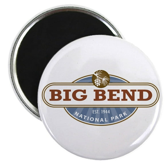 CafePress - Big Bend National Park Magnets - 2.25" Round Magnet, Refrigerator Magnet, Button Magnet Style