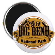 CafePress - Big Bend, Texas Magnets - 2.25" Round Magnet, Refrigerator Magnet, Button Magnet Style