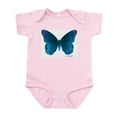 thumbnail image 1 of CafePress - Big Blue Butterfly Infant Bodysuit - Baby Light Bodysuit, Size Newborn - 24 Months, 1 of 4
