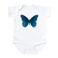 thumbnail image 1 of CafePress - Big Blue Butterfly Infant Bodysuit - Baby Light Bodysuit, Size Newborn - 24 Months, 1 of 4