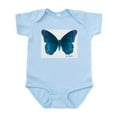 thumbnail image 1 of CafePress - Big Blue Butterfly Infant Bodysuit - Baby Light Bodysuit, Size Newborn - 24 Months, 1 of 4