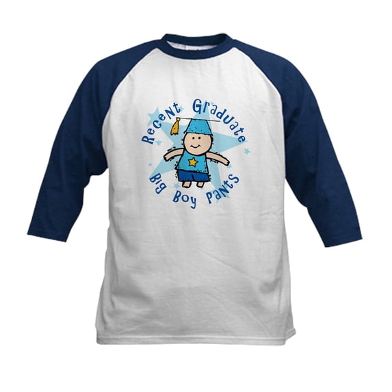 CafePress - Big Boy Pants Kids Baseball Jersey - Kids Cotton Baseball Jersey, 3/4 Sleeve Shirt