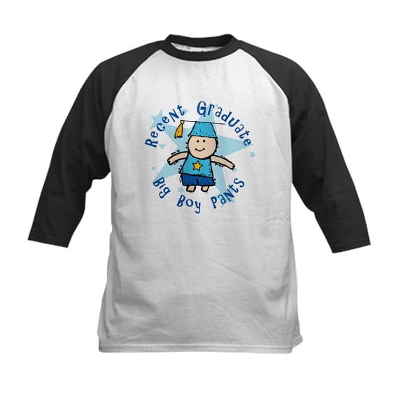 CafePress - Big Boy Pants Kids Baseball Jersey - Kids Cotton Baseball Jersey, 3/4 Sleeve Shirt