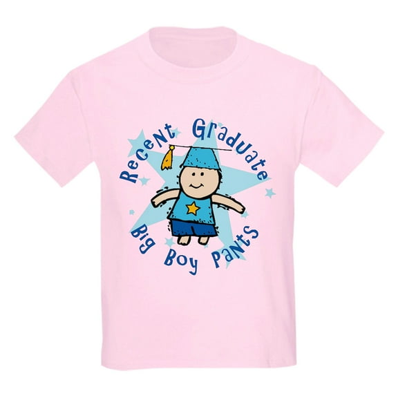 CafePress - Big Boy Pants Kids Light T Shirt - Light Classic Kids Graphic, Short Sleeve T-Shirt, Sizes XS-XL