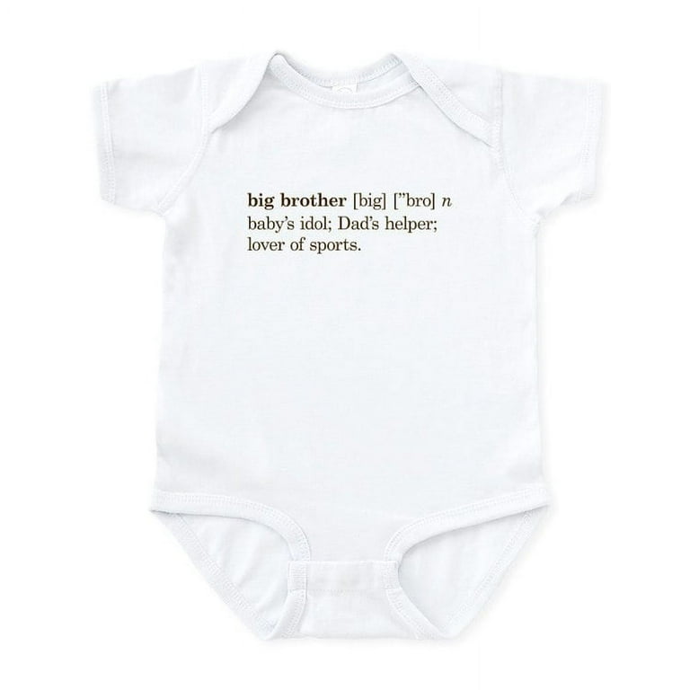CafePress Big Brother Definition Infant Bodysuit Baby Light