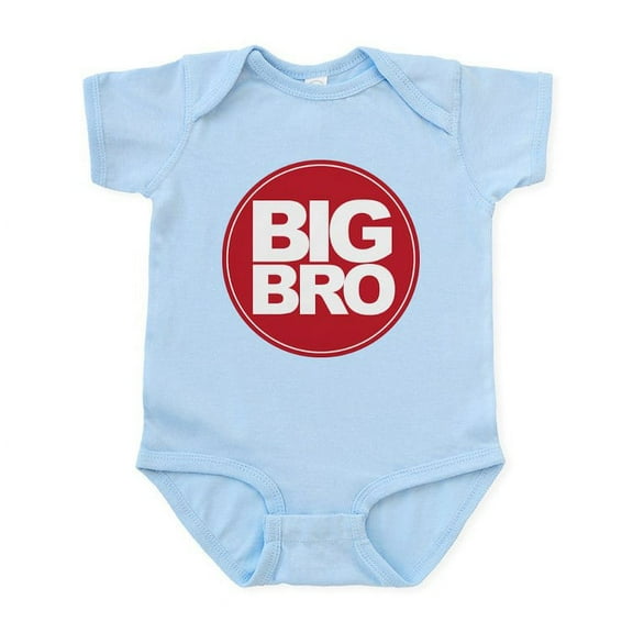 CafePress - Big Brother Simple Circle Shirt Infant Bodysuit - Baby Light Bodysuit, Size Newborn - 24 Months