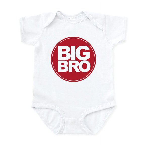 CafePress - Big Brother Simple Circle Shirt Infant Bodysuit - Baby Light Bodysuit, Size Newborn - 24 Months