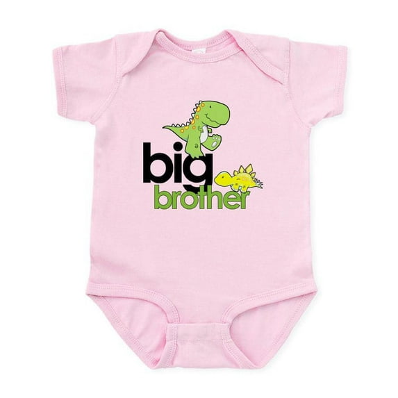 CafePress - Big Brother T Shirt Dinosaur Infant Bodysuit - Baby Light Bodysuit, Size Newborn - 24 Months