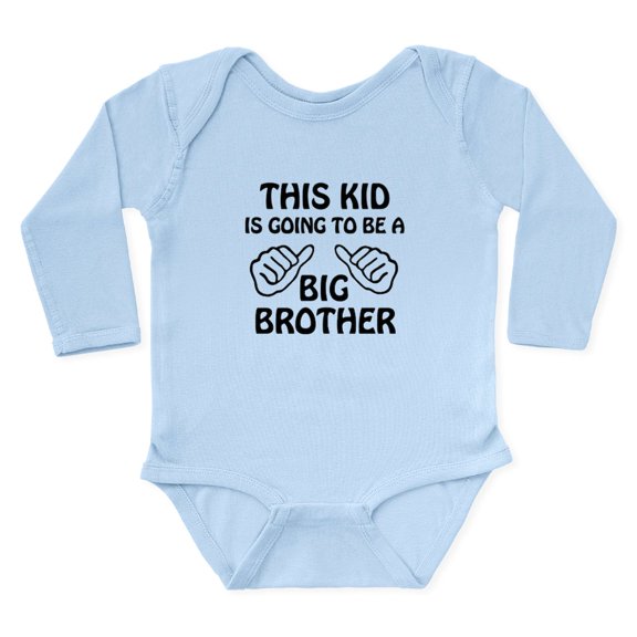 CafePress - Big Brother Thumbs Body Suit - Long Sleeve Cotton Baby Bodysuit