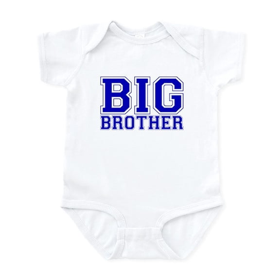 CafePress - Big Brother Varsity Infant Bodysuit - Baby Light Bodysuit, Size Newborn - 24 Months