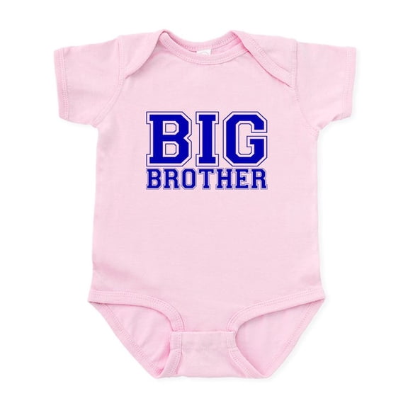 CafePress - Big Brother Varsity Infant Bodysuit - Baby Light Bodysuit, Size Newborn - 24 Months