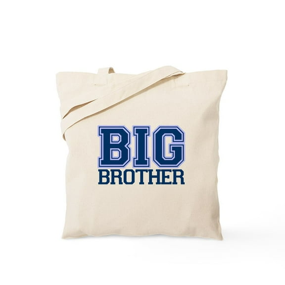 CafePress - Big Brother Varsity Tote Bag - Unisex Canvas Tote Bag, Beige, 1-Piece