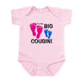 thumbnail image 1 of CafePress - Big Cousin Baby Footprints Infant Bodysuit - Baby Light Bodysuit, Size Newborn - 24 Months, 1 of 4